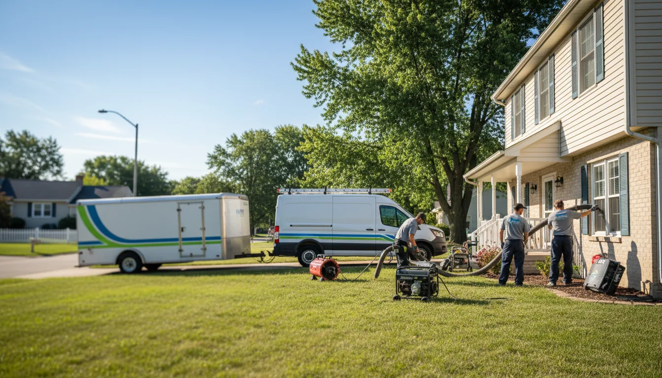 Flooded Basement Restoration And Cleanup With Repair in Hebron, NE near me